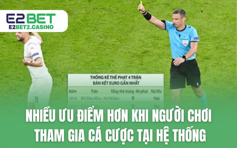 Nhiều ưu điểm hơn khi người chơi tham gia cá cược tại hệ thống